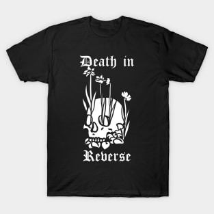 Death In Reverse - Skull With Flowers T-Shirt